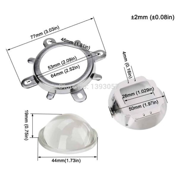 Alternative view of 60 °Lens Işık Açısı Cob Led Projektör Mercek
