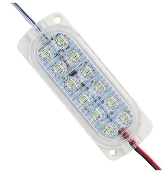 2.4w Mercekli Modül Led Beyaz Yanıp Sönen Animasyonlu 12 Volt