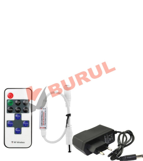 SB-6557 2.5 Metre Beyaz Şerit Led Işık Dimmer Kumandalı Mutfak Tezgah Çalışma Masası Raf Işık - Görsel 2
