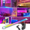 SB-6540 1 Metre Opak RGB 16 Renk Kumandalı Çubuk Şerit Led Renk Değiştiren Led Işık